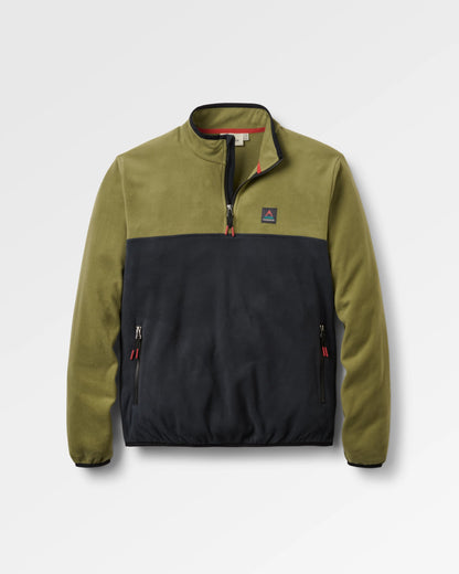 Set Off Polartec® 1/4 Zip Fleece - Khaki - Flatlay