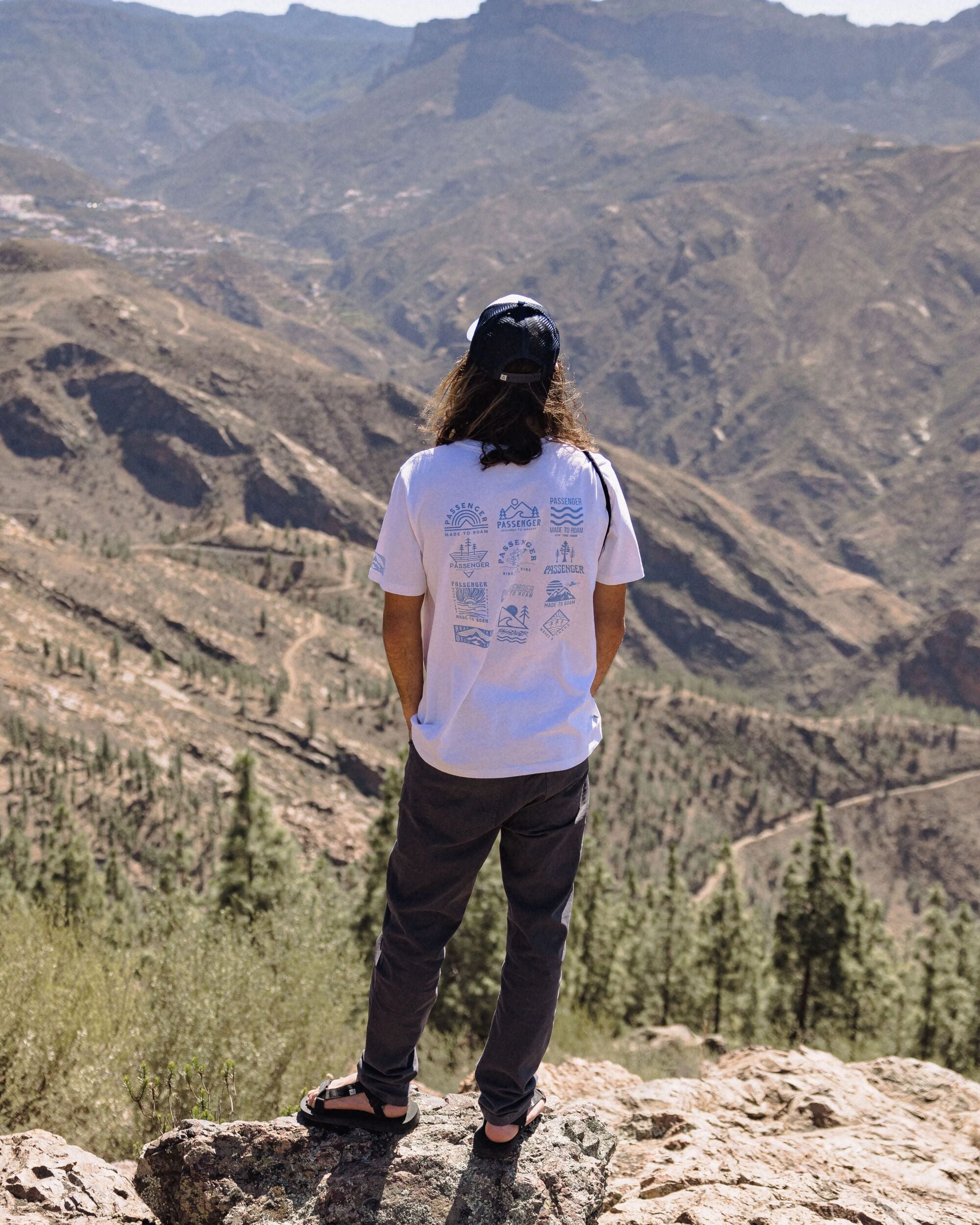 Icon Recycled Cotton T-Shirt - White - Lifestyle