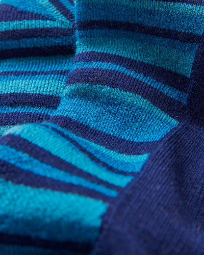 Sierra Active Socks - Tidal Blue - Flatlay
