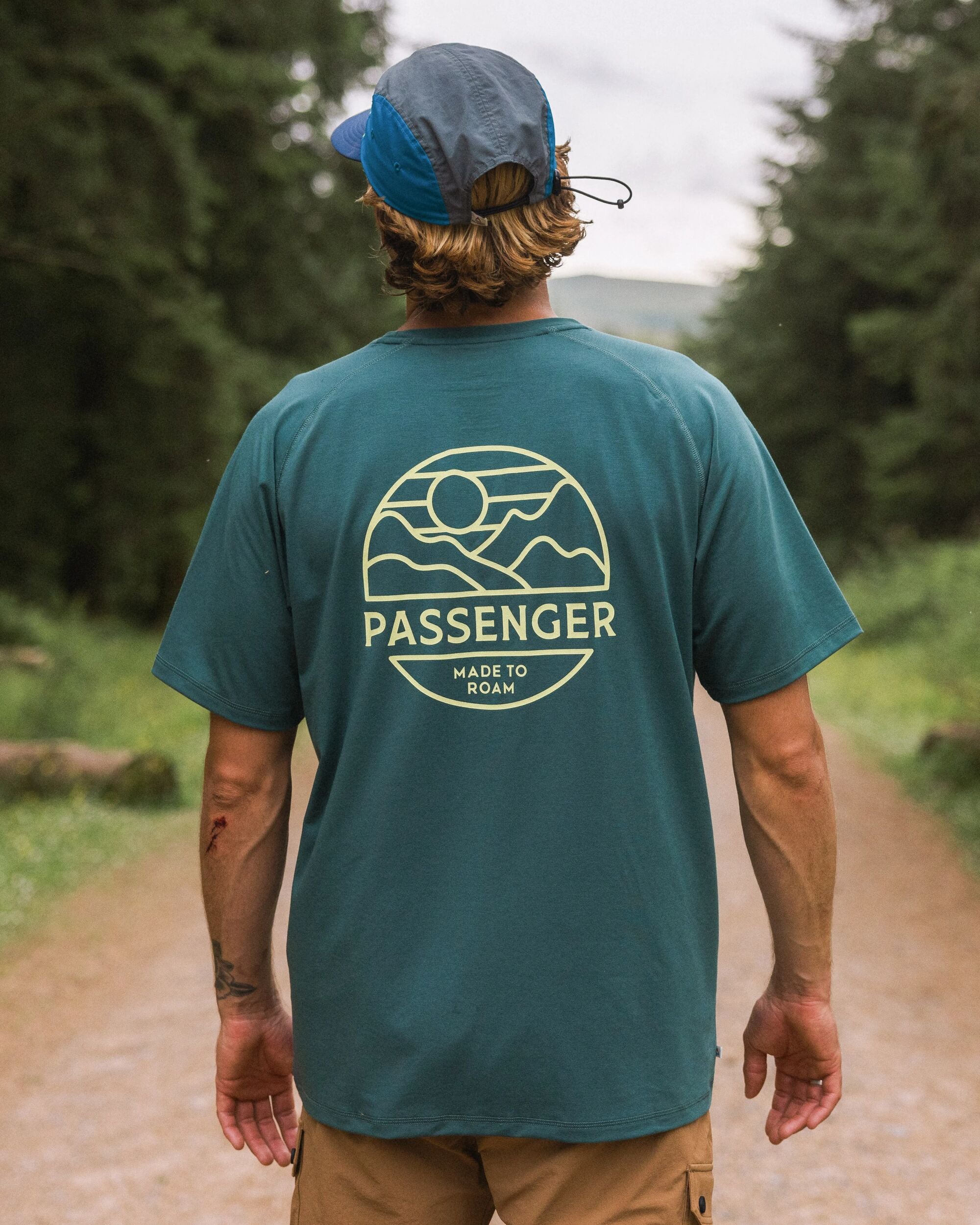 Sedona Drirelease® Recycled Active T-Shirt - Deep Ocean - Lifestyle