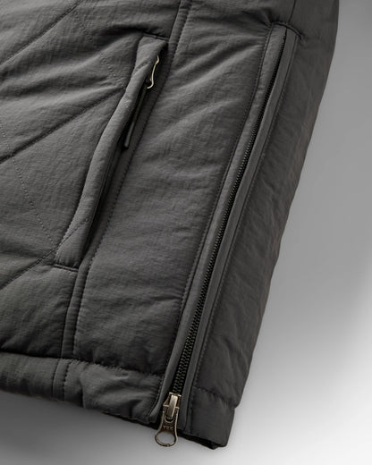 Ocean Insulated Anorak - Faded Black - Flatlay