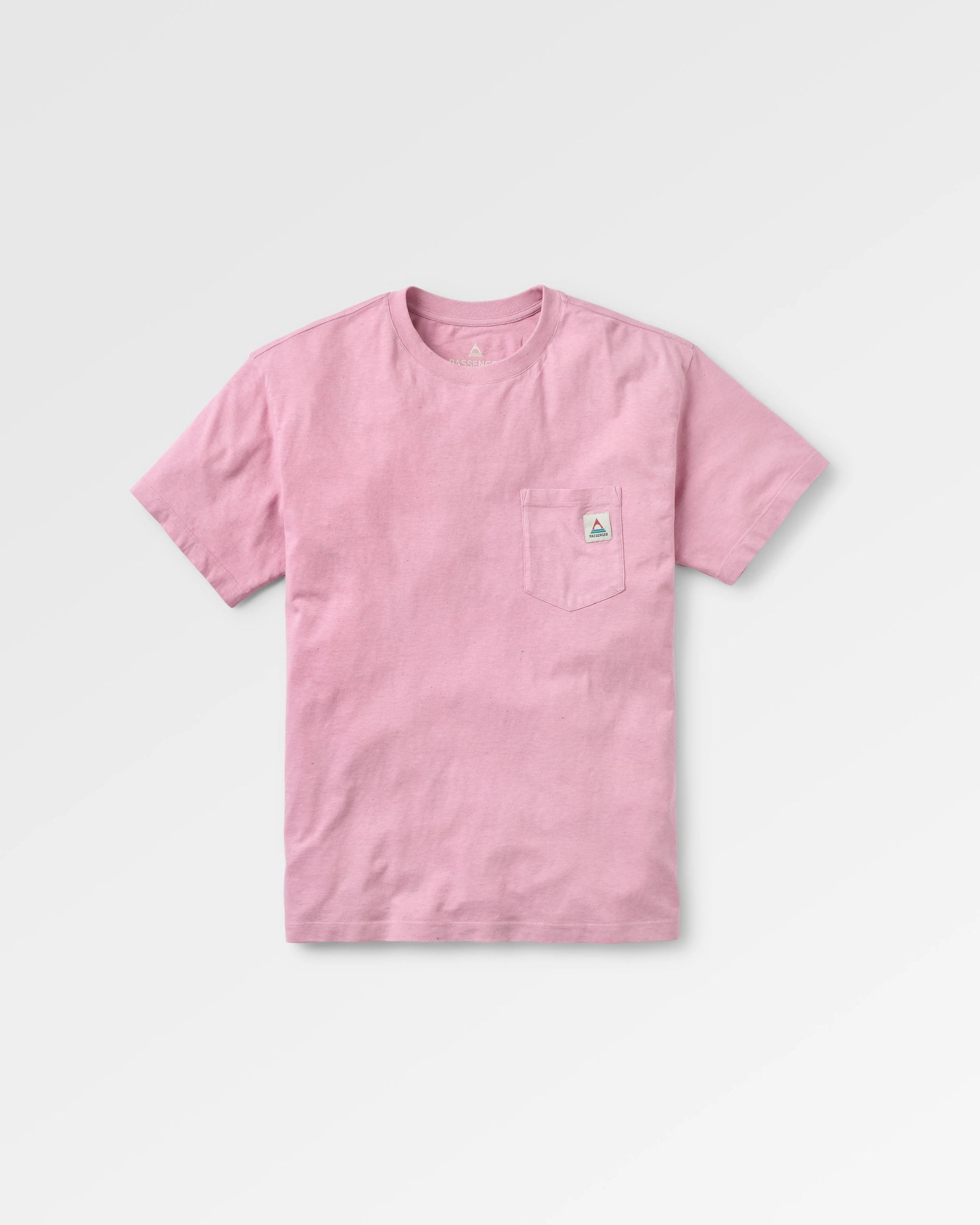 Heritage Recycled Relaxed Fit T-Shirt - Pink Haze - Flatlay