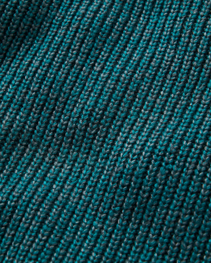 Fog Recycled Knitted Jumper - Mediterranean - Flatlay