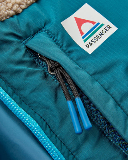 Inspire Recycled Insulated Vest - Rich Navy - Flatlay