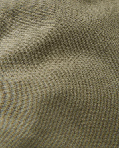 Lakeside Cargo Cotton Trouser - Dusty Olive - Flatlay