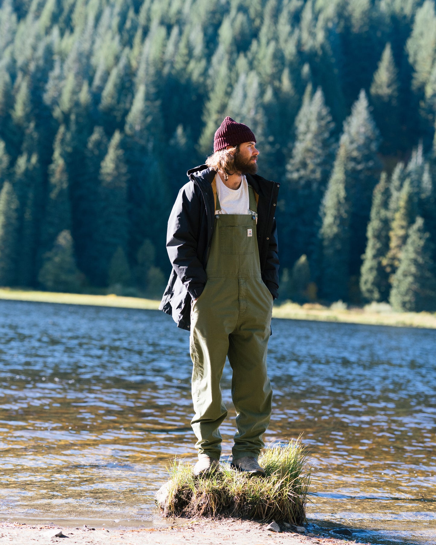 Baltic Recycled Insulated Parka - Black - Lifestyle
