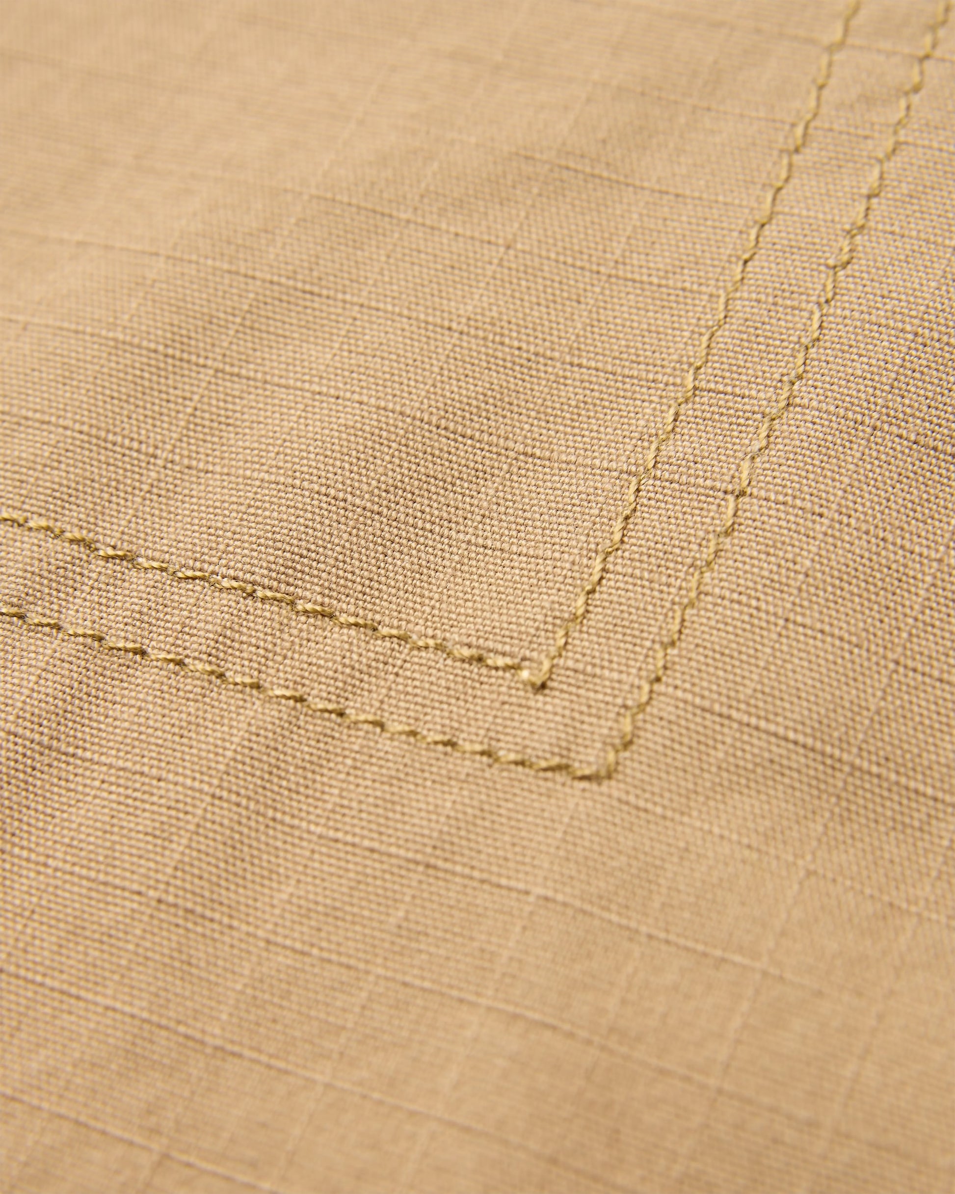 Rif-Raf Organic Cotton Ripstop Short - Biscuit - Flatlay