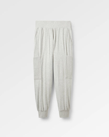 Day Dream Recycled Trouser - Grey Marl - Flatlay