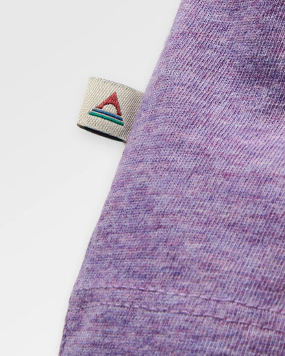 Legacy LS T-Shirt - Purple Haze Marl - Flatlay