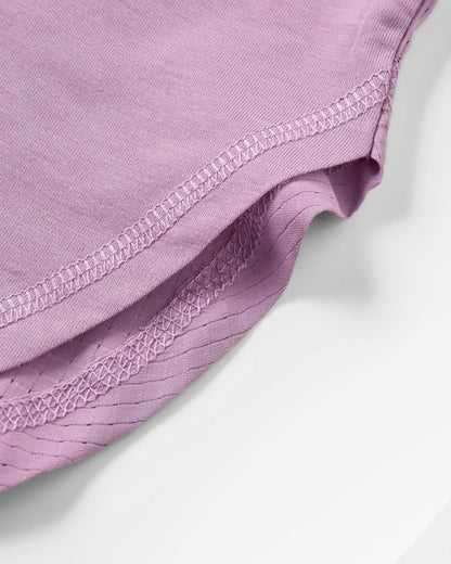 Asana Recycled Active Vest - Lilac - Flatlay