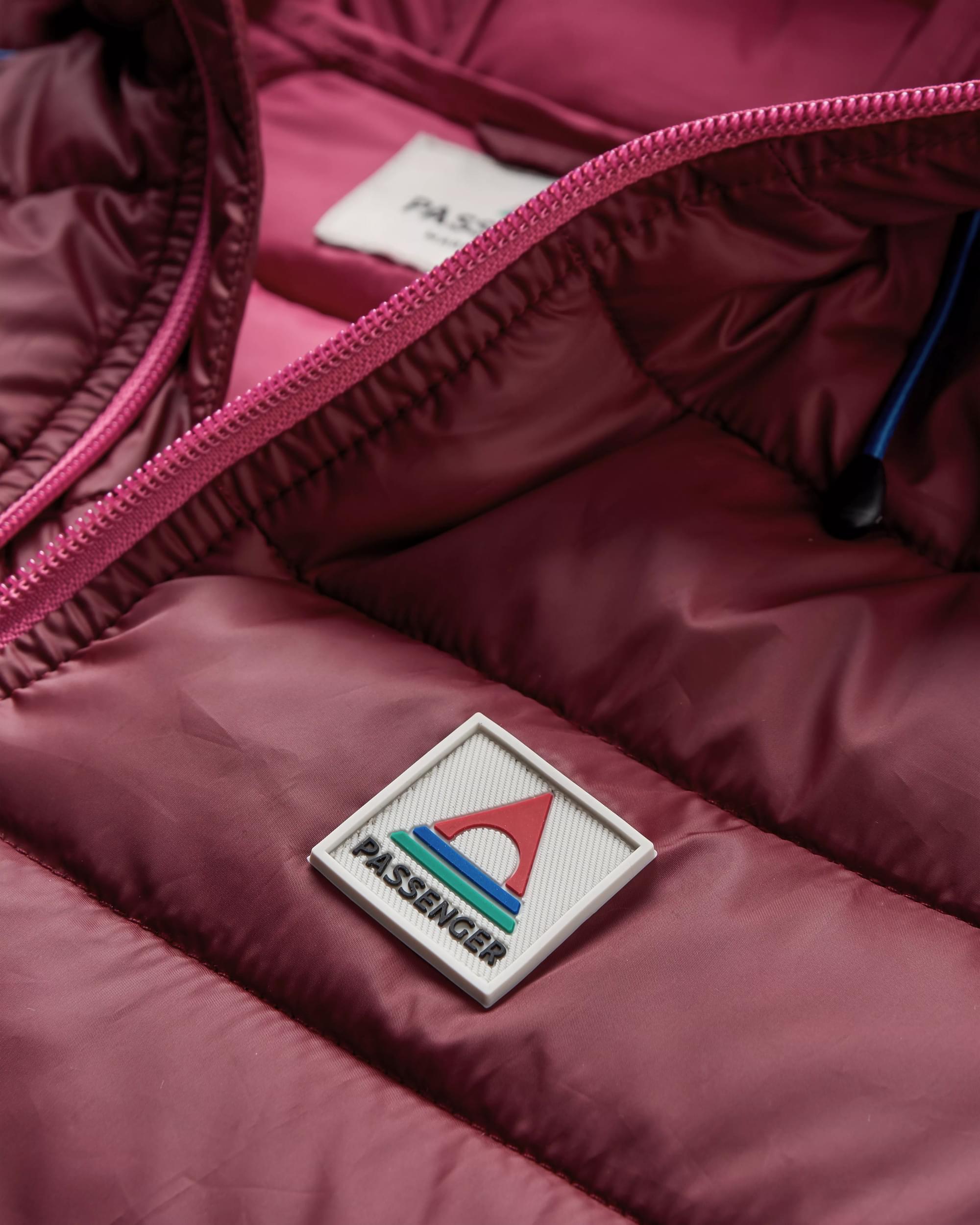 Pow Recycled 2.0 Insulated Jacket - Wine - Flatlay