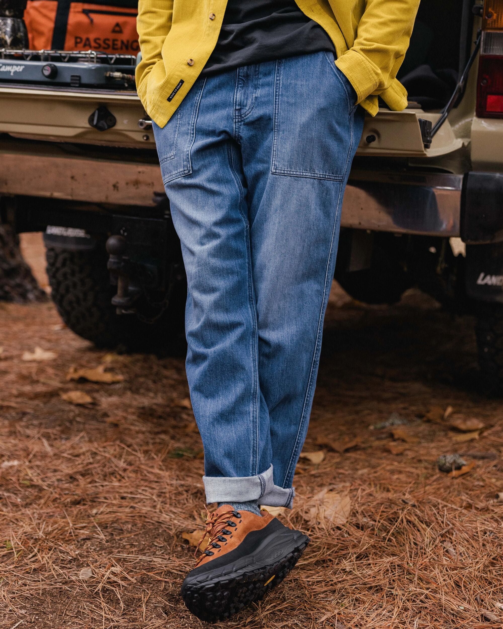 Adventurer Denim Trouser - Mid Wash Denim  - Lifestyle
