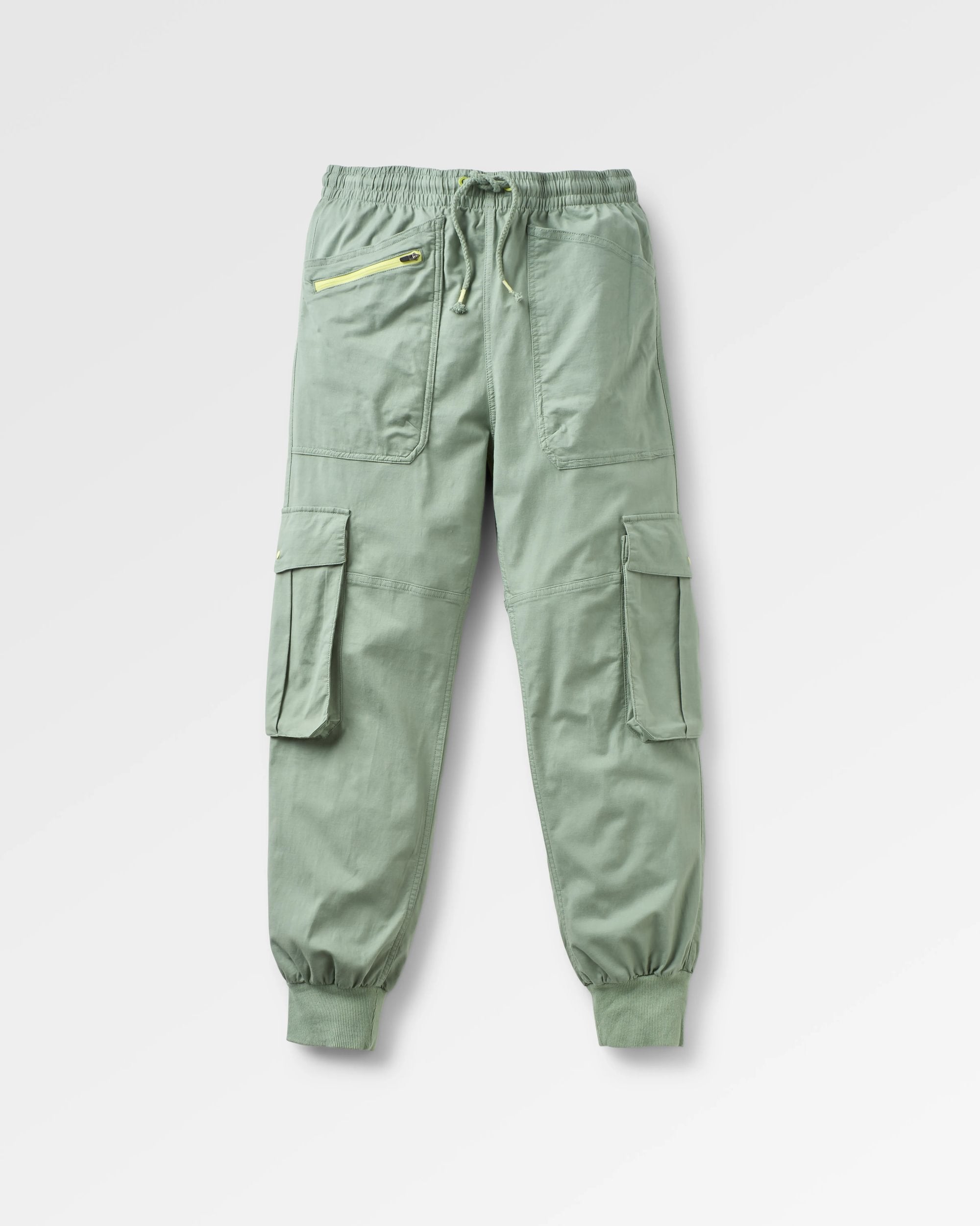 Hydrilla Organic Cotton Trouser - Pistachio - Flatlay