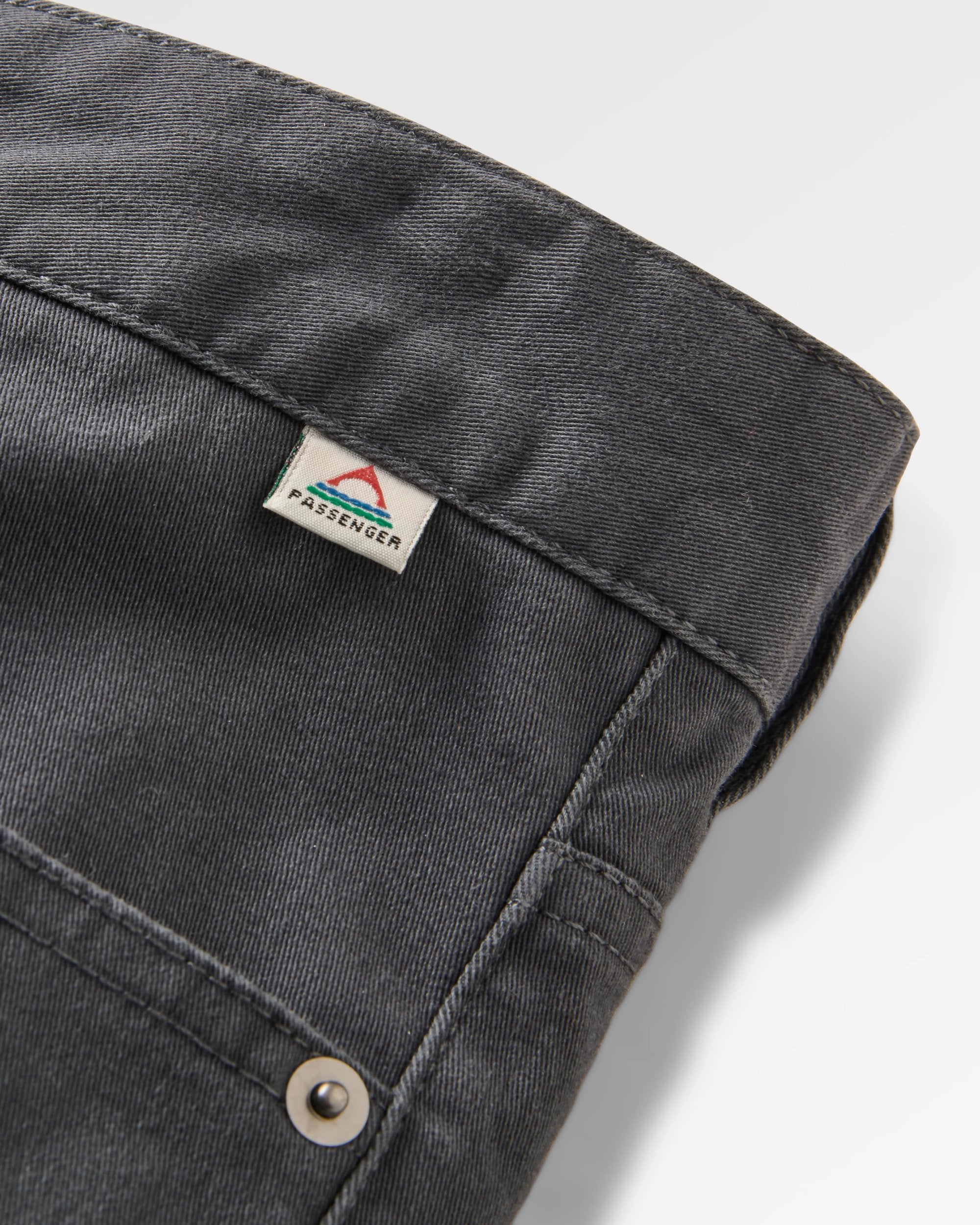 365 5 Pocket Trouser - Charcoal - Flatlay