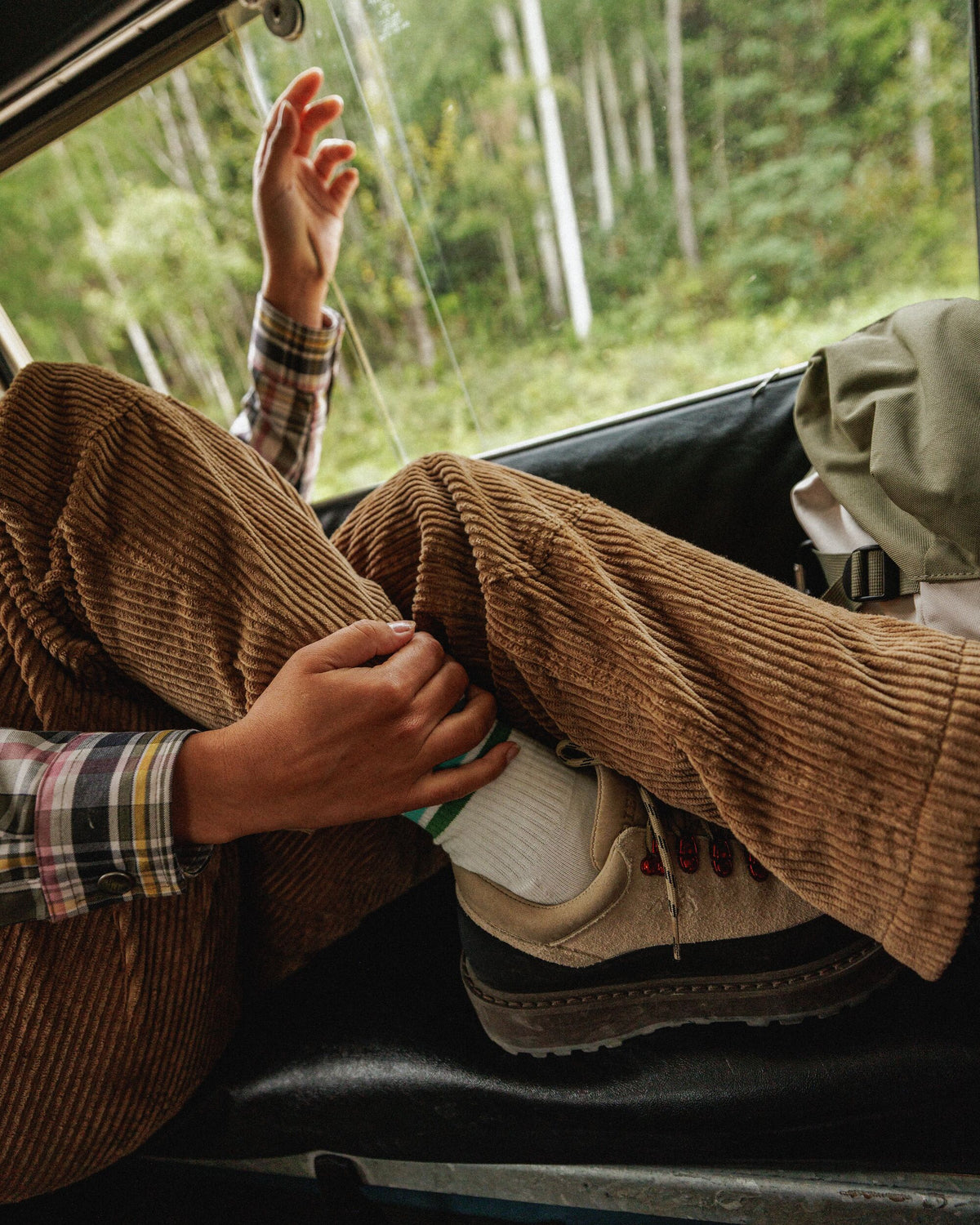 Bracken Lined Trouser - Caramel - Lifestyle