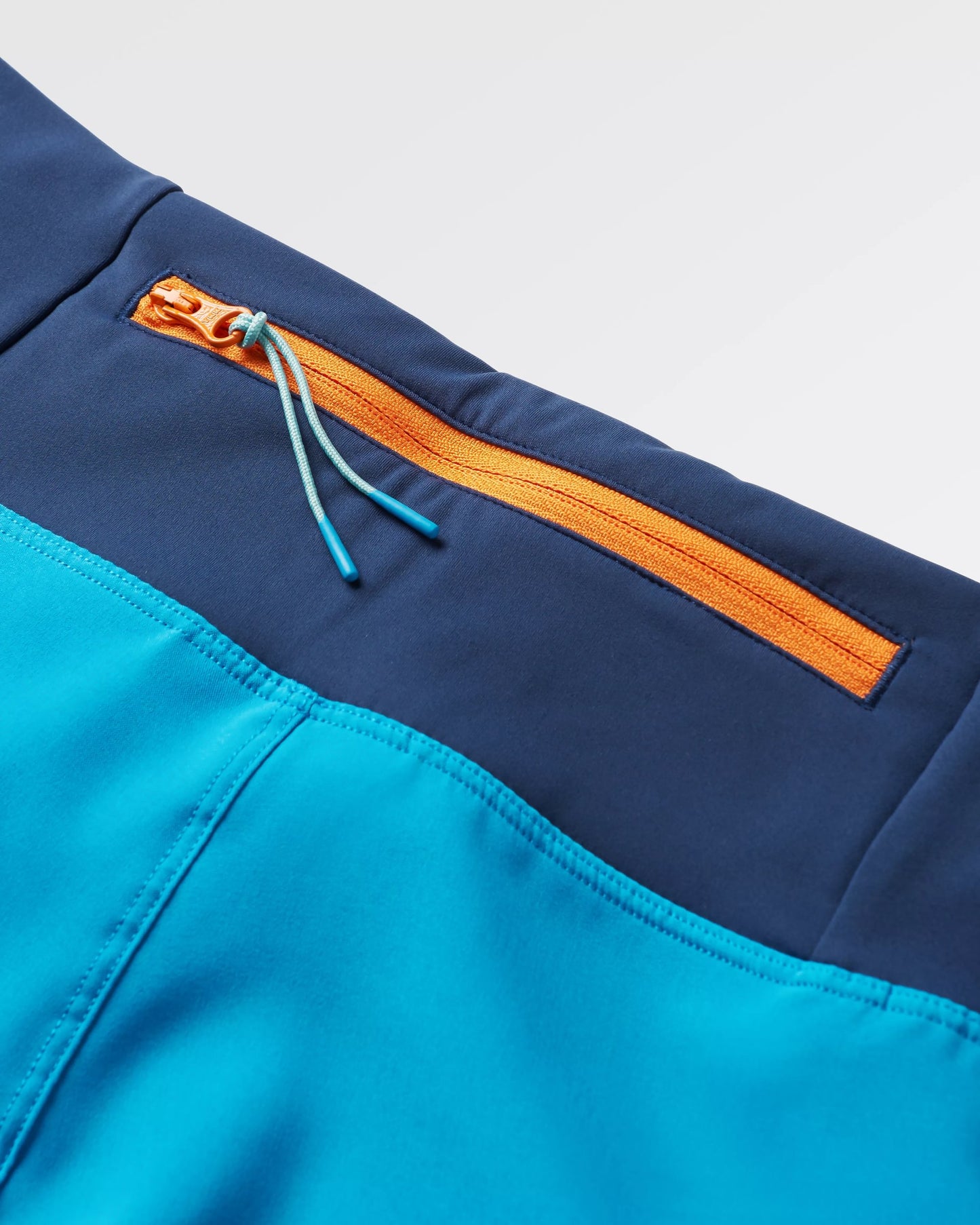 Roundtrip Recycled All Purpose Trail Short - Blue Pool - Flatlay