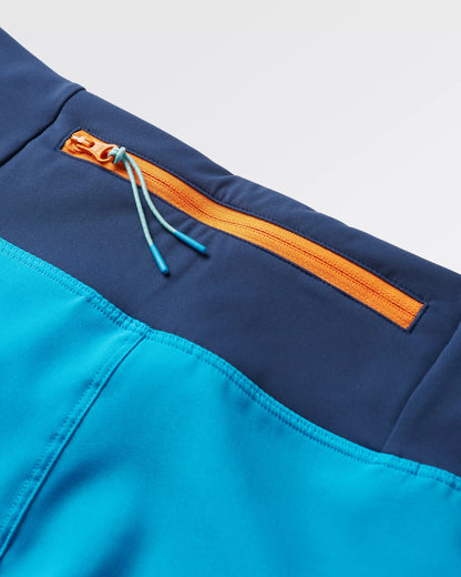 Roundtrip Recycled All Purpose Trail Short - Blue Pool - Flatlay