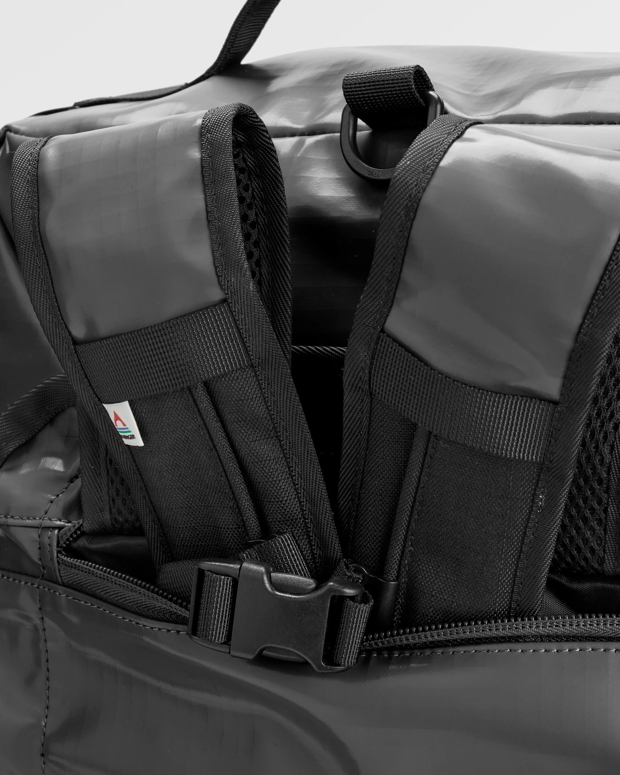 Roamer Recycled 40L Duffel Bag - Phantom Black - Flatlay