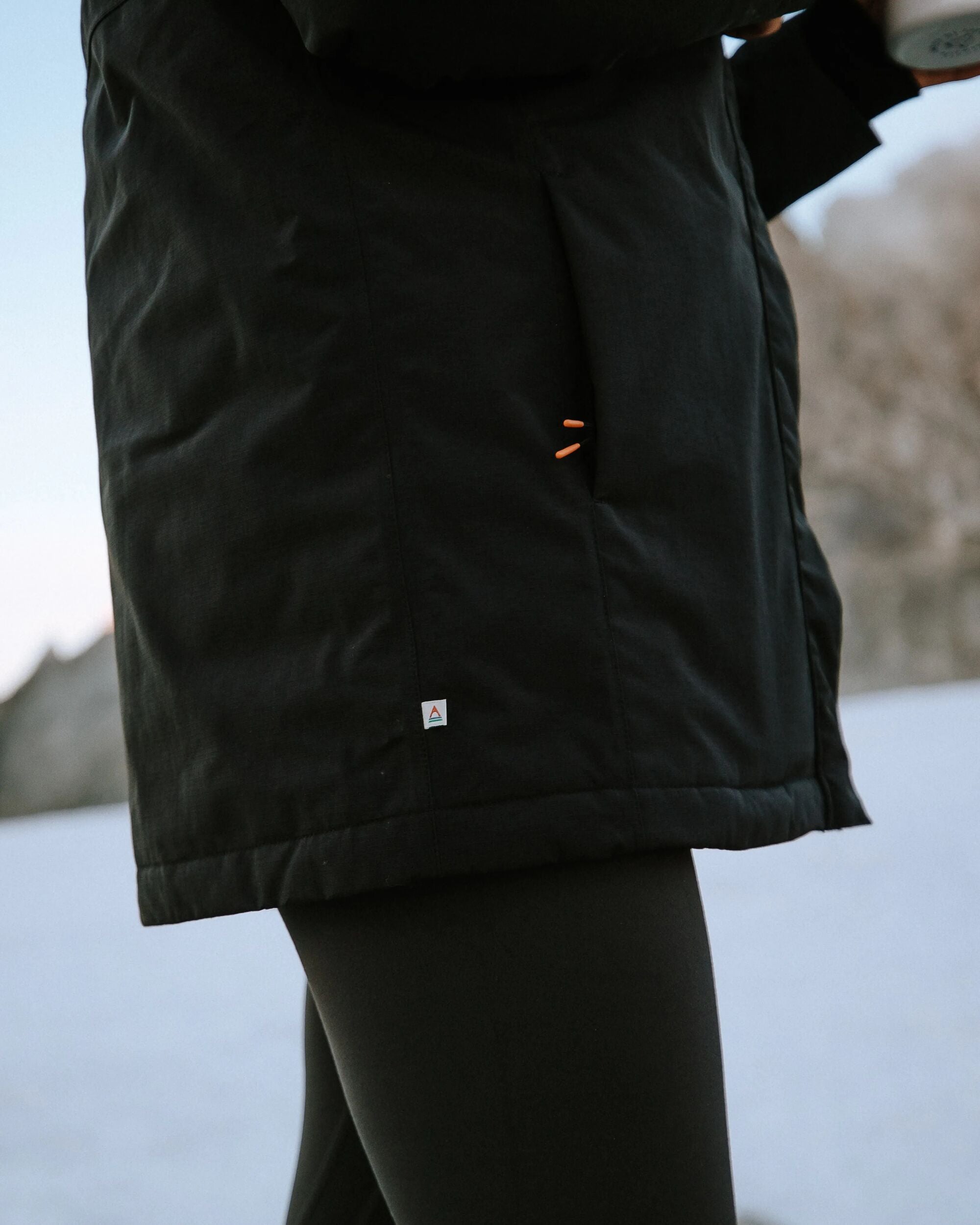 Cloudmont Waterproof Down Parka - Black - Lifestyle