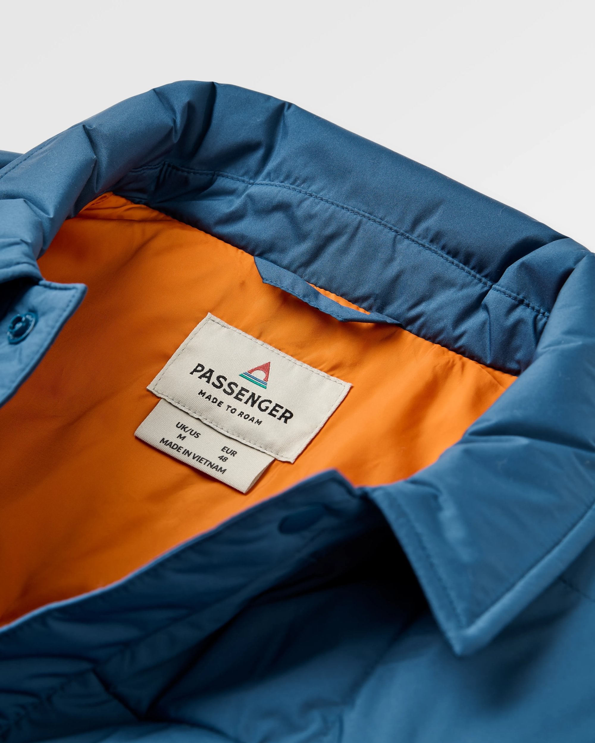 Vanlifer Insulated Overshirt - Dark Denim - Flatlay