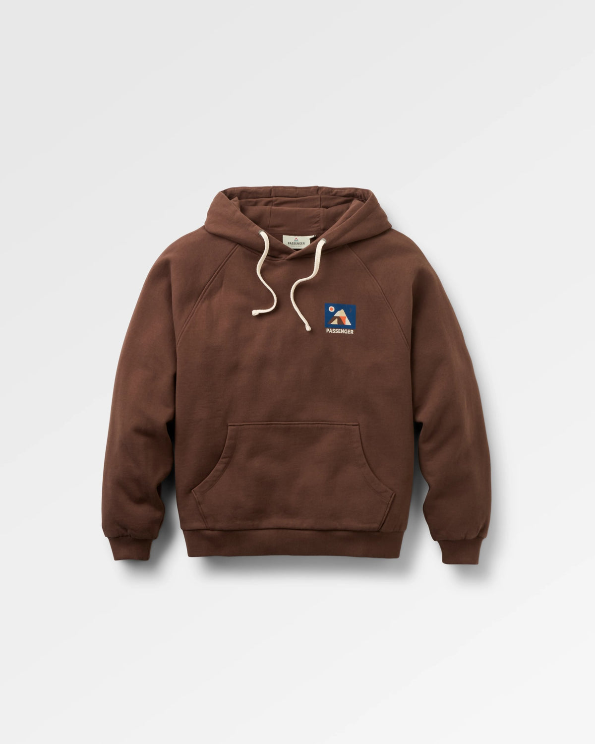 Lost On Purpose Relaxed Fit Hoodie - Chestnut - Flatlay