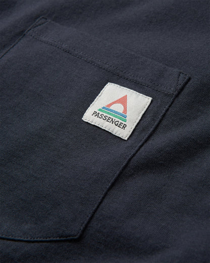 Heritage Recycled Relaxed Fit LS T-Shirt - Black - Flatlay