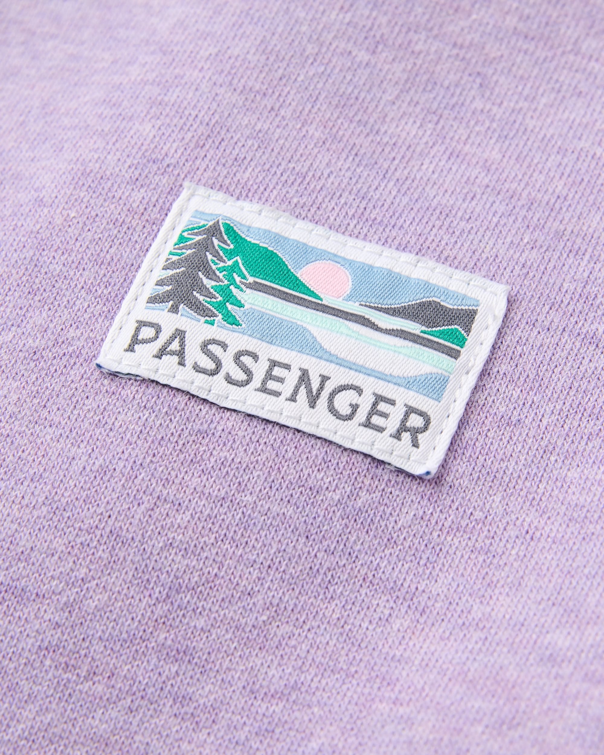 Legacy Sweatshirt - Purple Haze Marl - Flatlay