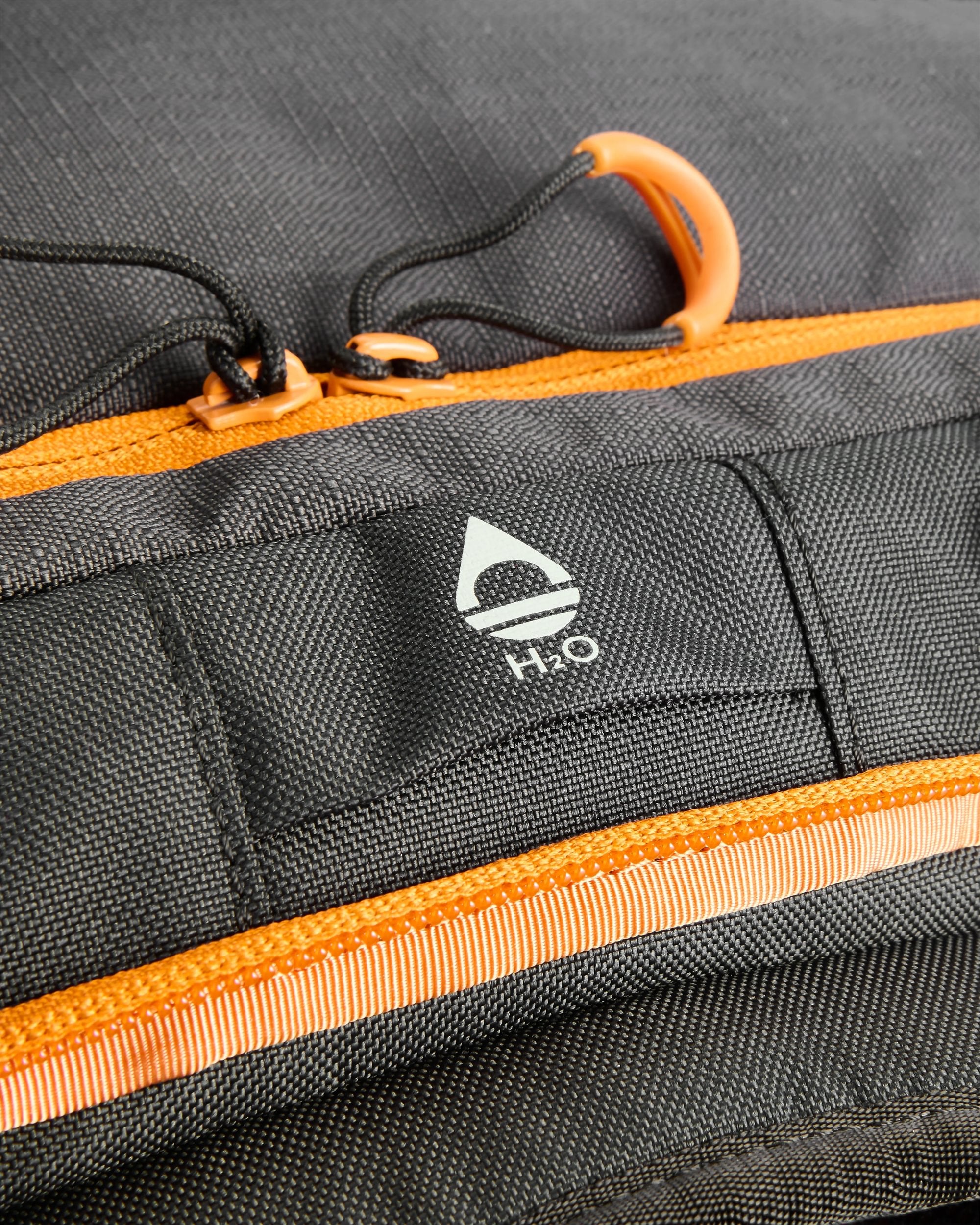 Atlas Recycled Backpack Duffel - Black - Flatlay