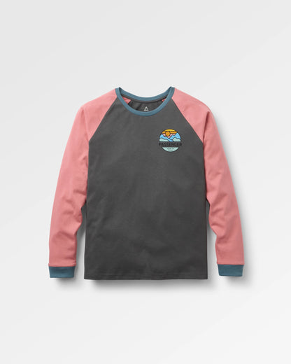 Riser LS T-Shirt - Charcoal - Flatlay