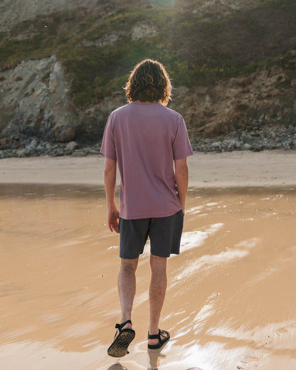Yuca Recycled Cotton T-Shirt - Grape - Lifestyle