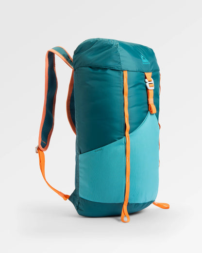Travelscape Light 24L Backpack - Mediterranean/ Ocean Teal - Flatlay