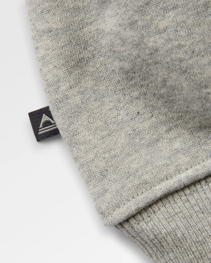 Slower Rhythms Women's Full Zip Hoodie - Grey Marl - Flatlay