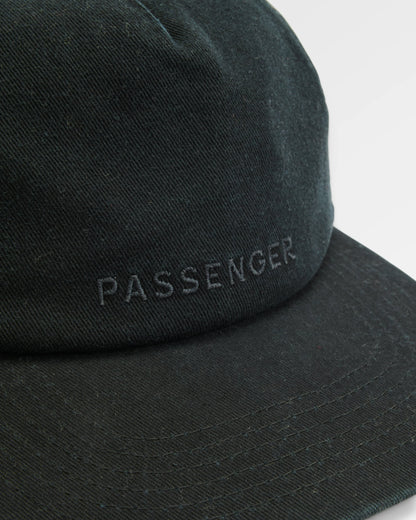 Byron Recycled Cap - Faded Black - Flatlay