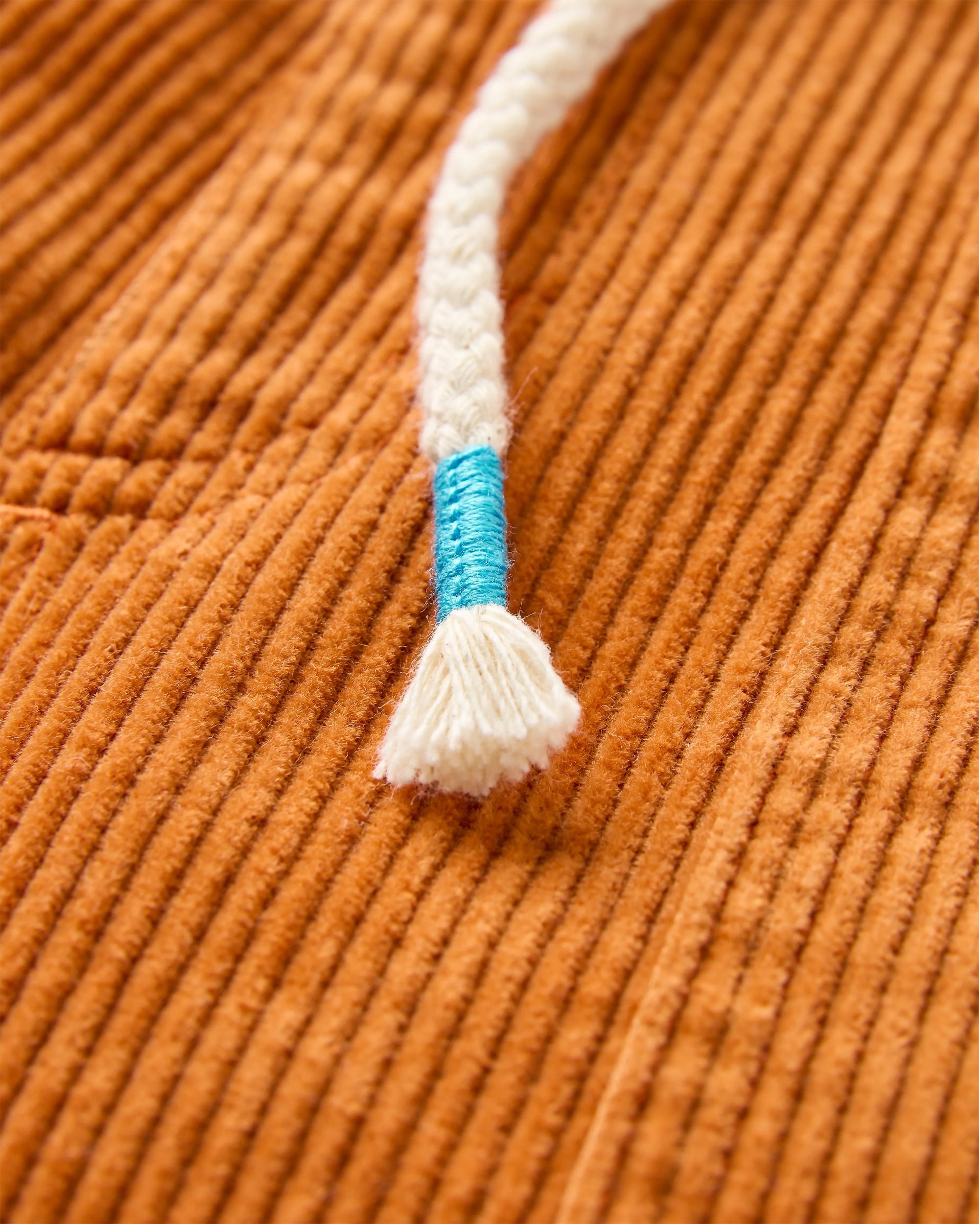 Avian Organic Cord Short - Sunset Orange - Flatlay