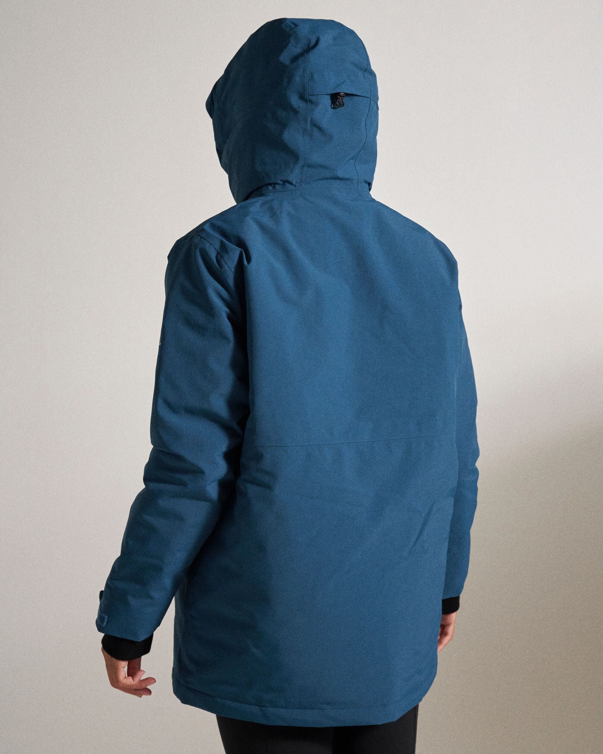 Cloudmont Waterproof Down Parka - Tidal Blue - Studio Model