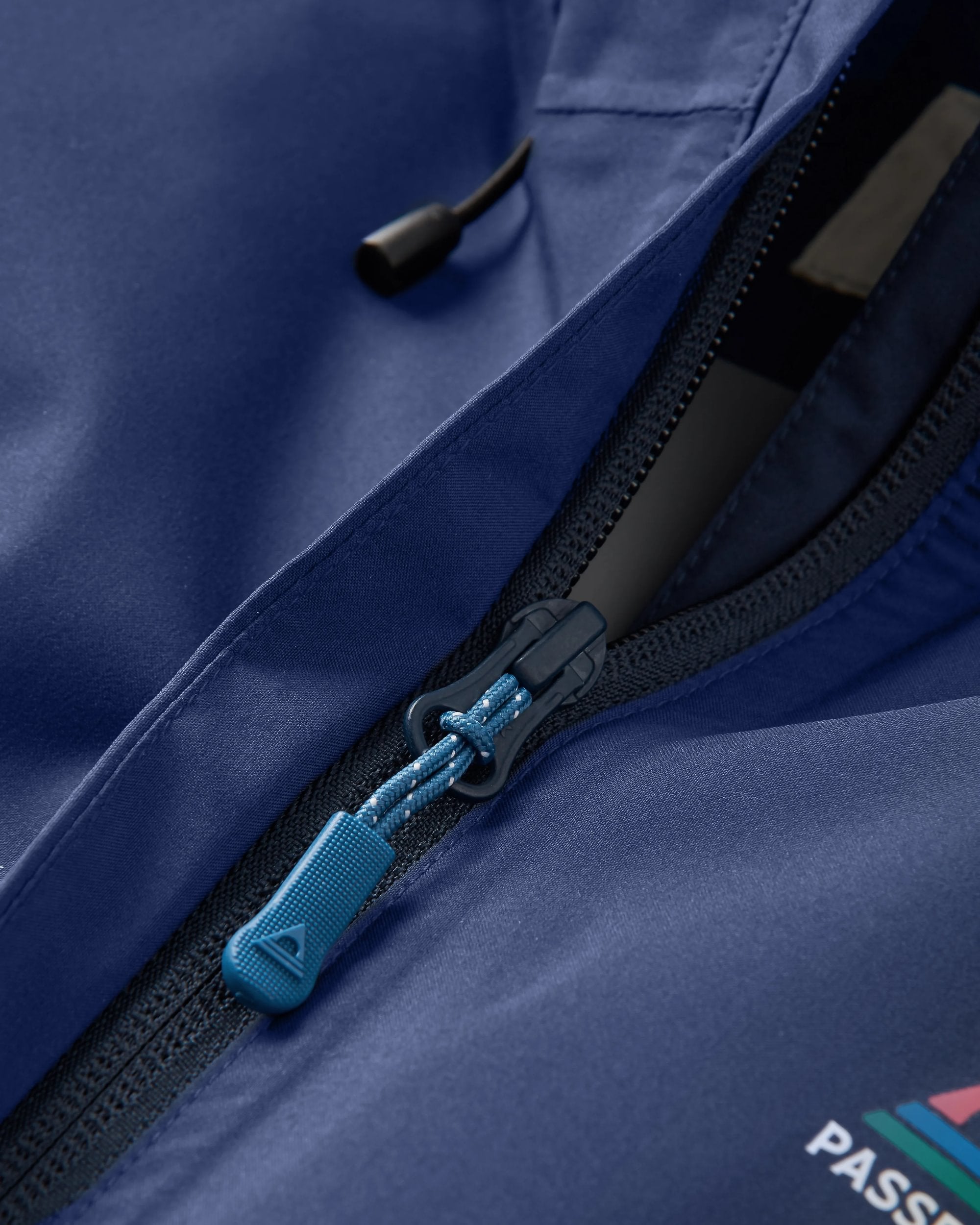 Rainstorm Recycled Waterproof Jacket - Rich Navy - Flatlay