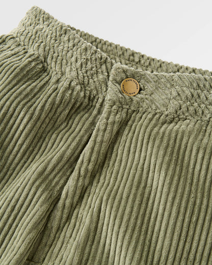 Bracken Lined Trouser - Dusty Olive - Flatlay