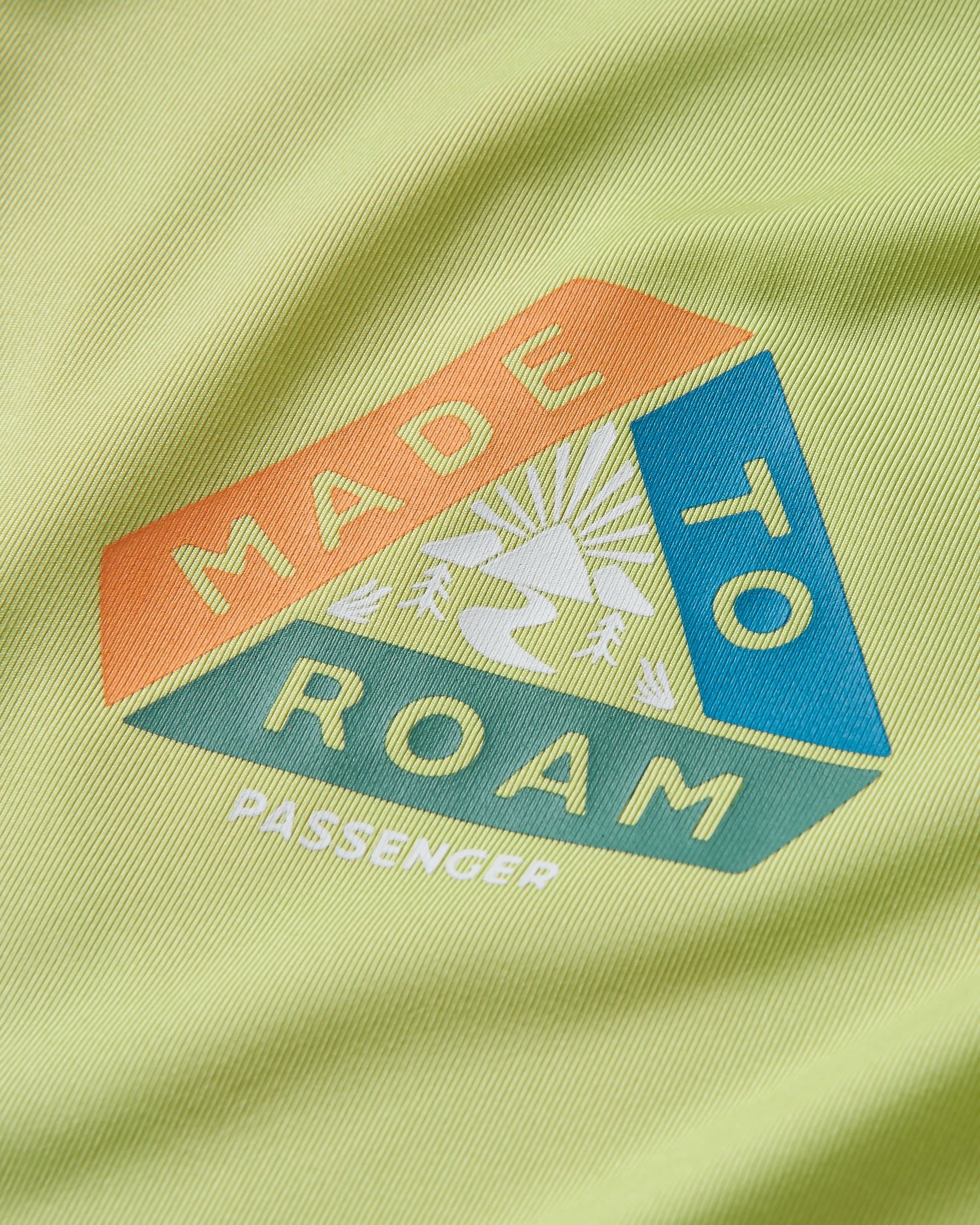 Classic Active Recycled T-Shirt - Lime Juice - Flatlay