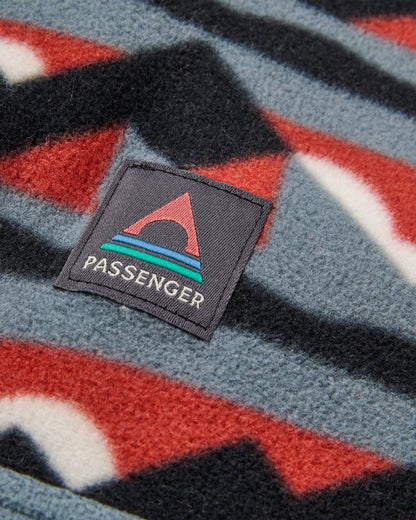 Set Off Recycled Polar 1/4 Zip Fleece 2.0 - Views Storm Grey - Flatlay