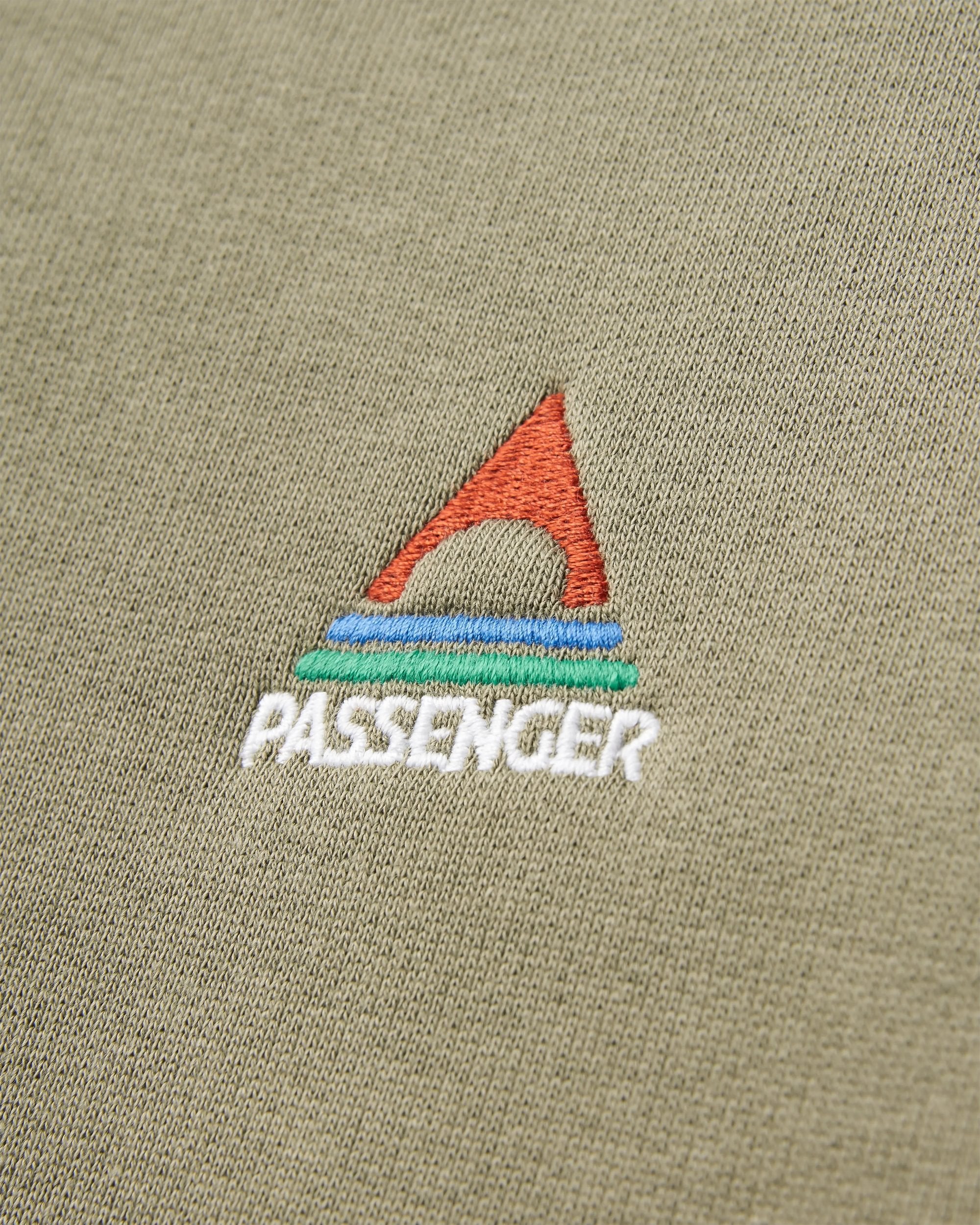 Vita Organic Cotton Sweatshirt - Dusty Olive - Flatlay