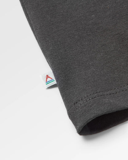 Made To Roam Recycled Cotton T-Shirt - Black - Flatlay