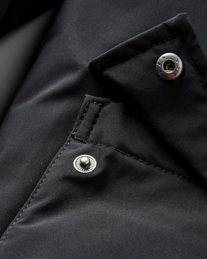 Baltic Recycled Insulated Parka - Black - Flatlay
