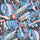 Abstract Seaweed Tidal Blue