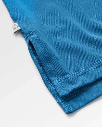 All Day Active Recycled T-Shirt - Blue Steel - Flatlay