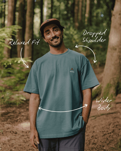 Heritage Recycled Relaxed Fit T-Shirt - Peach - 