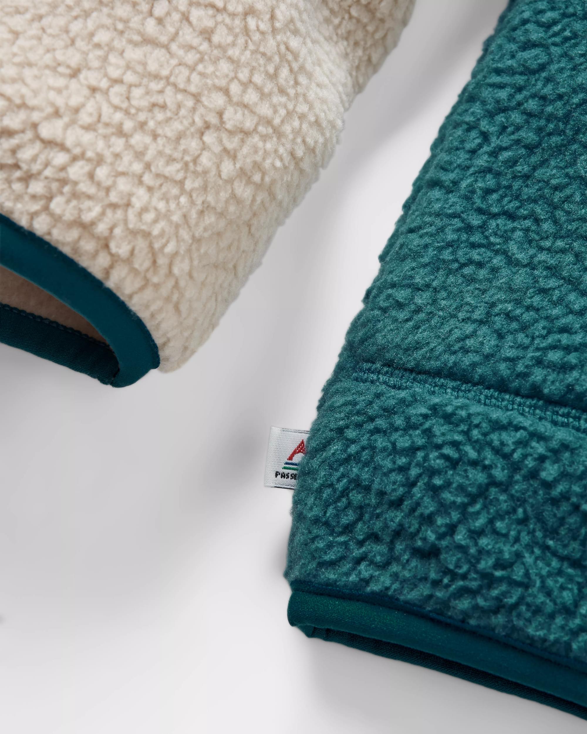 Home Recycled Sherpa Fleece - Mediterranean - Flatlay