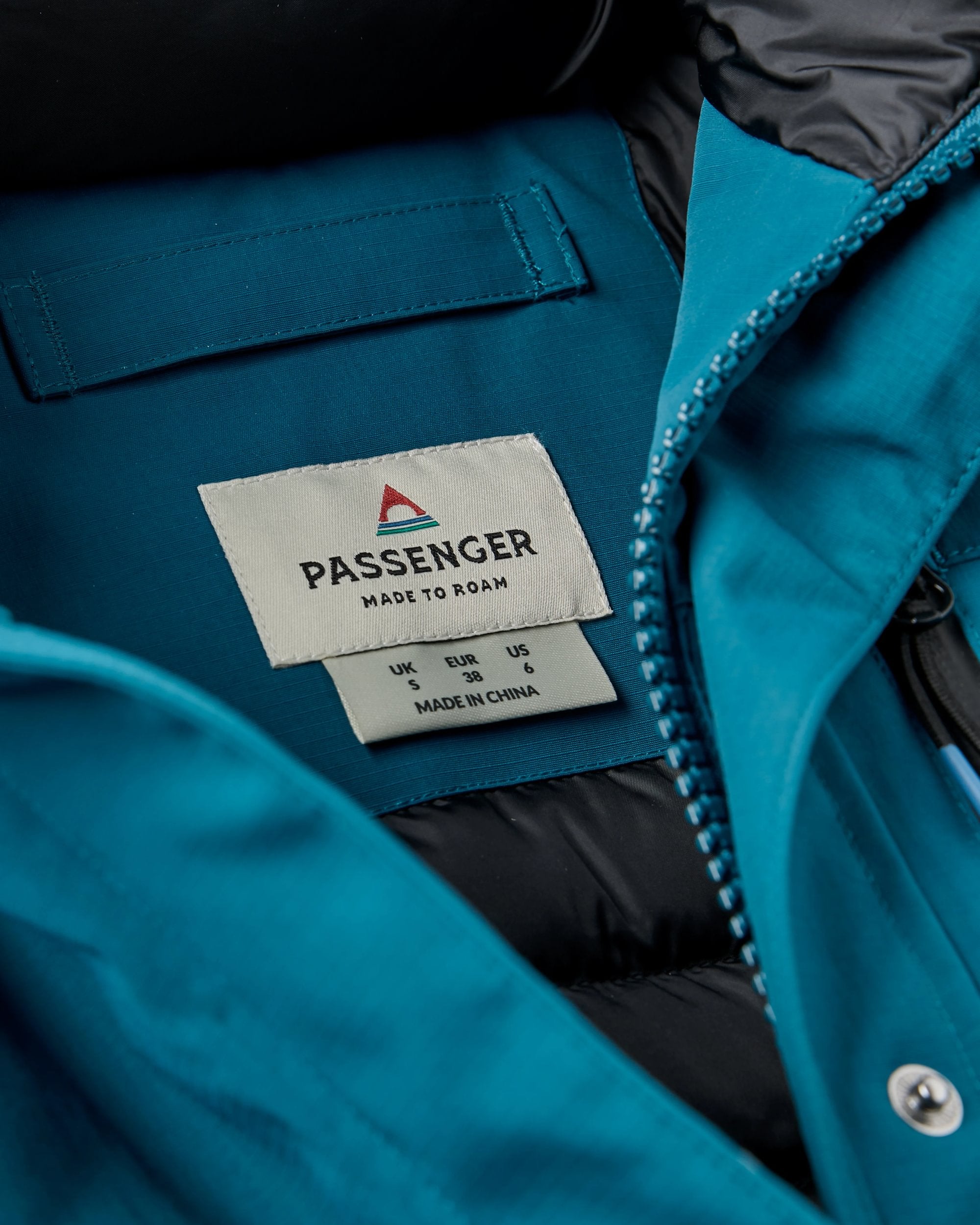 Cloudmont Waterproof Down Parka - Tidal Blue - Flatlay