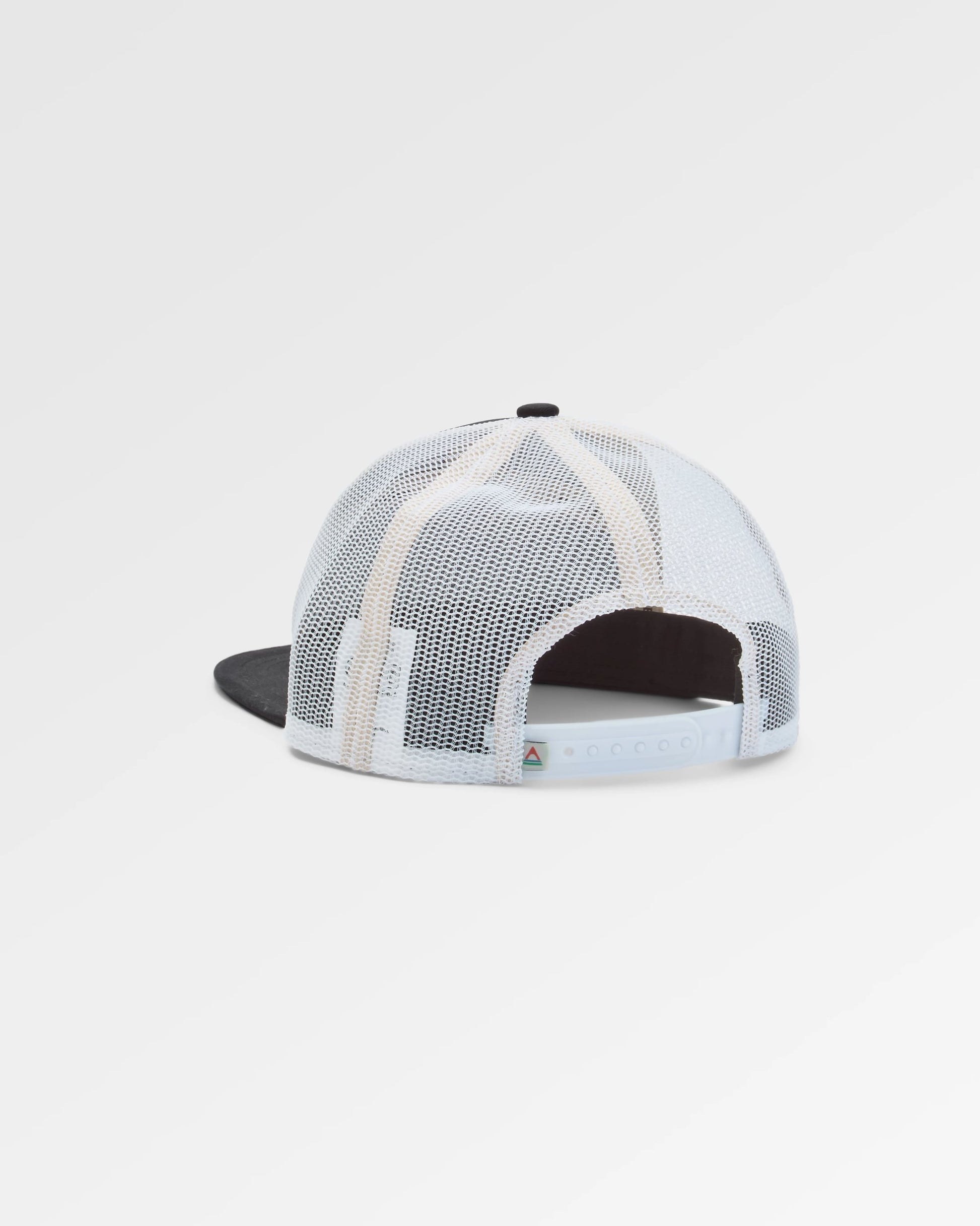 Roamer 7 Panel Organic Cotton Trucker Cap - Phantom Black