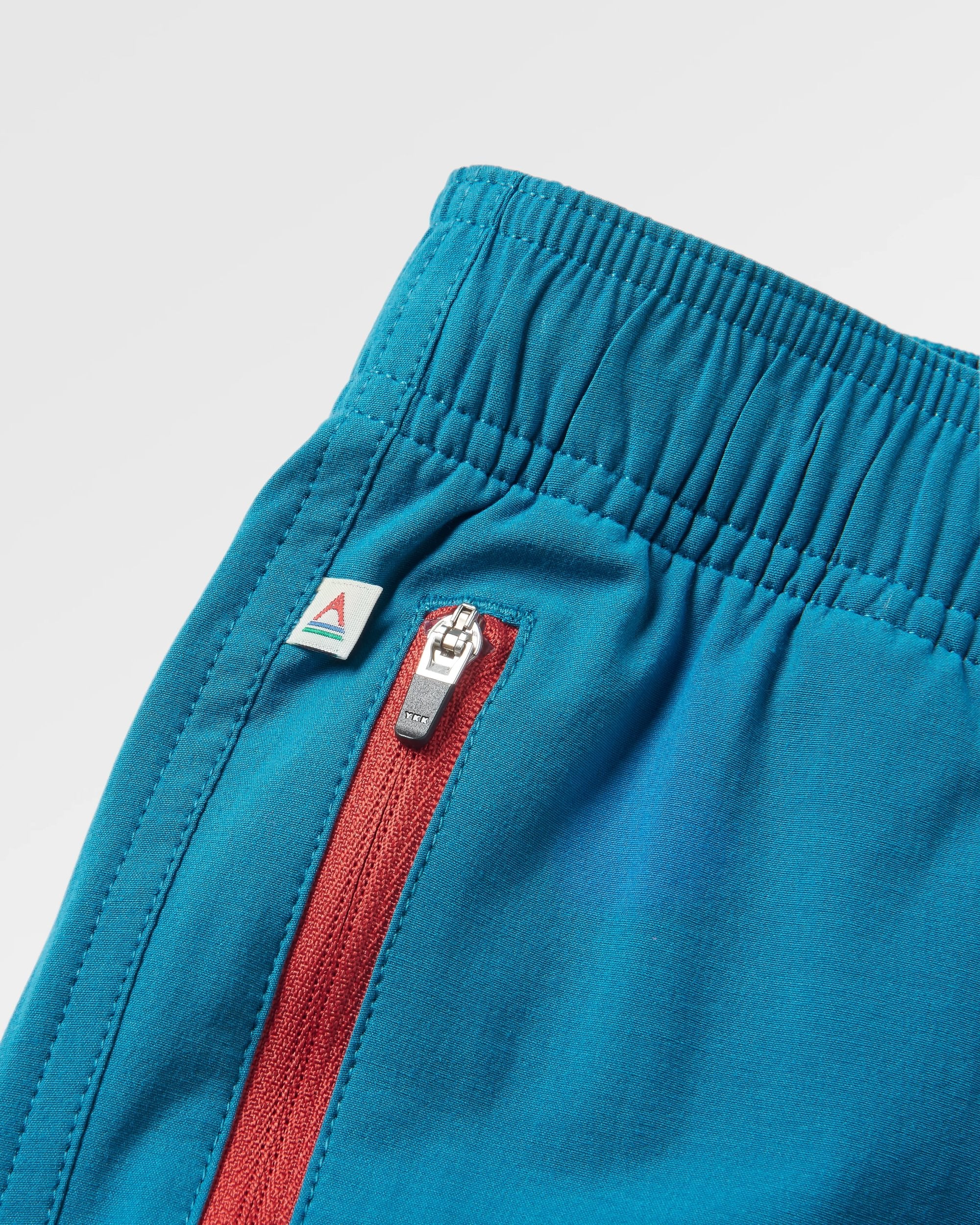 Traveller Organic All Purpose Short - Blue Steel - Flatlay