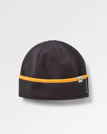 Wintergreen Recycled Polartec® Thermal Beanie - Black - Flatlay